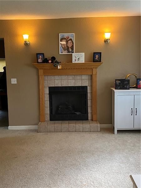 Fire Place and Mantle