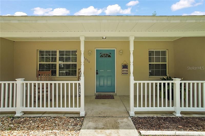 Relax on the Covered Front Porch