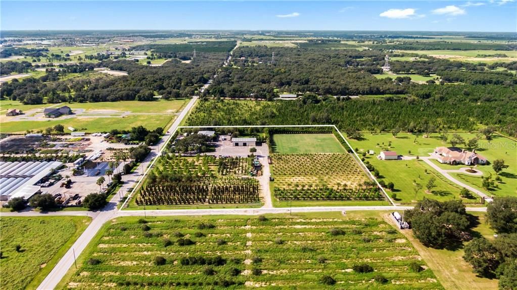 Just under 9 acres of beautifully manicured property that is home to a tree farm, warehouses for a machine shop, landscaping equipment & baseball training batting cages and laser leveled practice field - impossible to create this in the Avalon Rural District for anywhere near the asking price