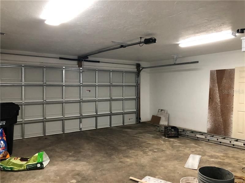 Two Car Garage with Electric Remote