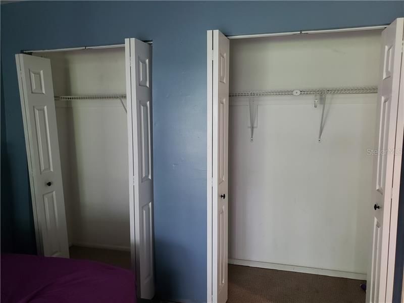 Closets for Bedroom 1