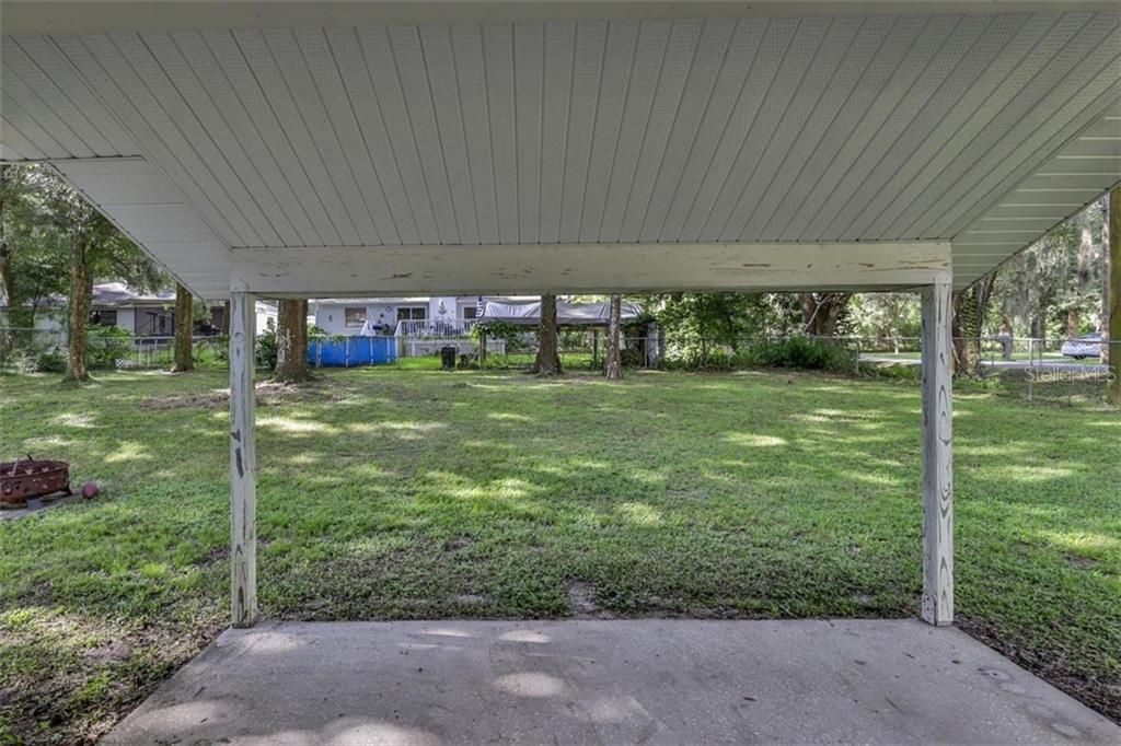 Covered Back Patio