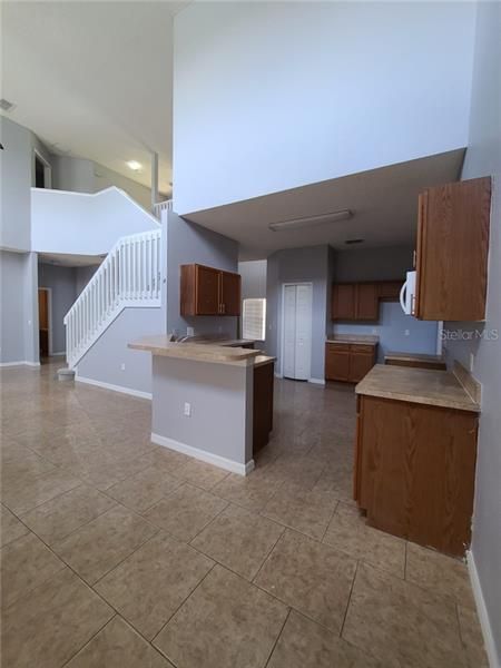 Kitchen and breakfast nook area.