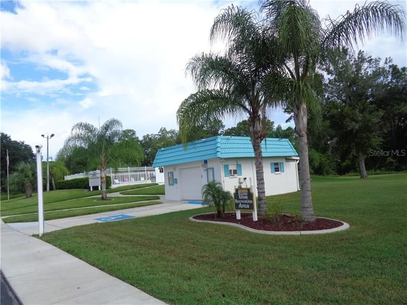 Grounds leading to community pool