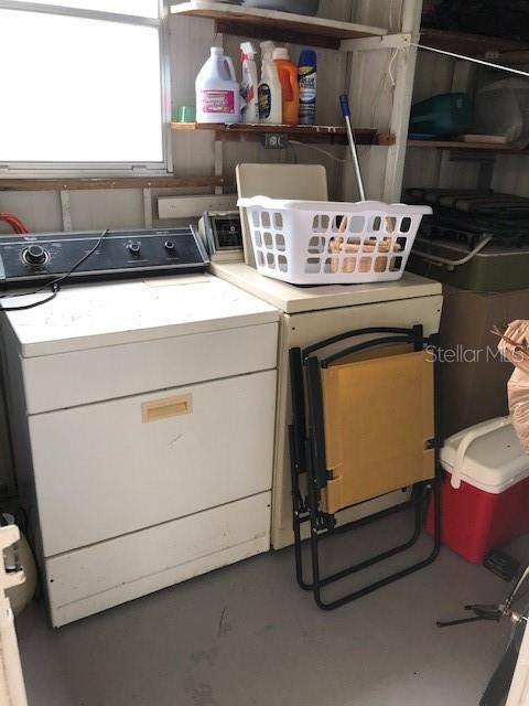 Shed with Laundry & Storage Space