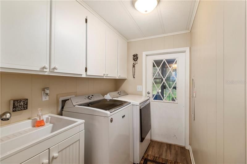 Laundry Room (in home, near back porch entry)