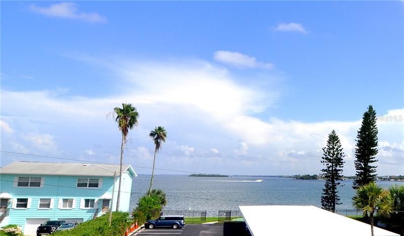 Water view from front balcony - For Sale - 195 Woodette Dr Dunedin FL 34683