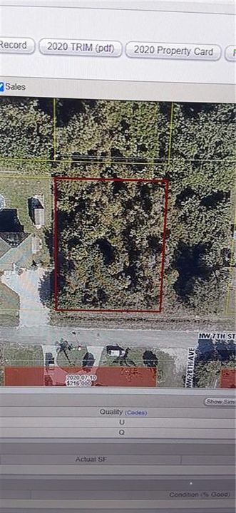 Recently Sold: $12,000 (0.29 acres)