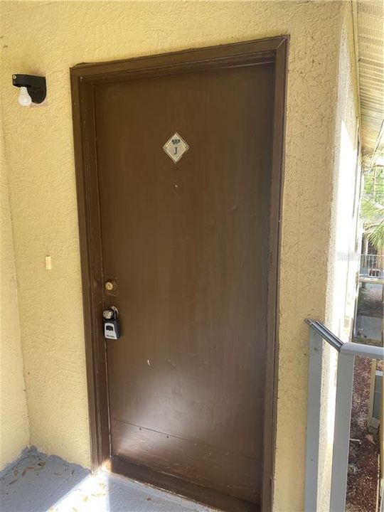 Front Door of Unit