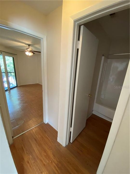 Hallway Area Between Bedroom 1 and Bathroom 1