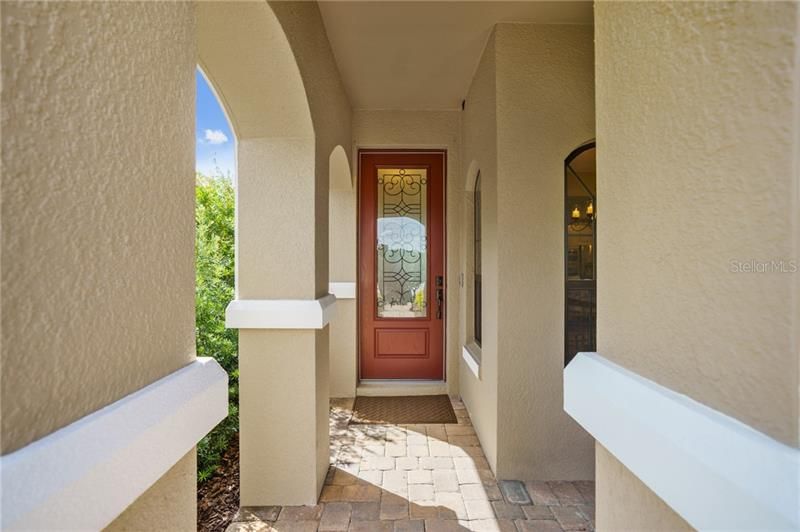 FRONT ENTRY WITH COVERED PORCH