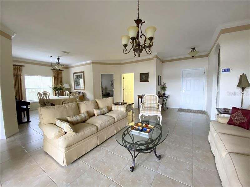 Spacious Living Room and Dining Room