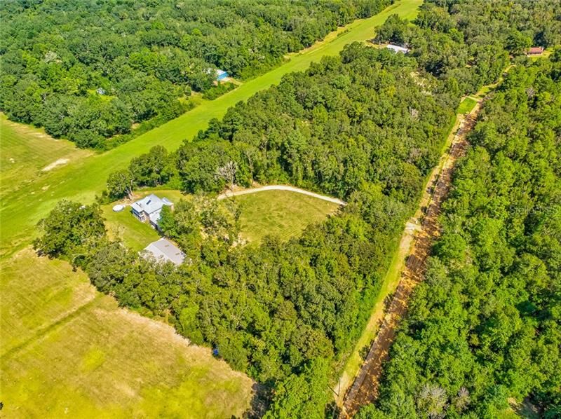 Your 10 Acre "Corner Lot" .. as intensely Private and incredibly Peaceful one of a kind Property