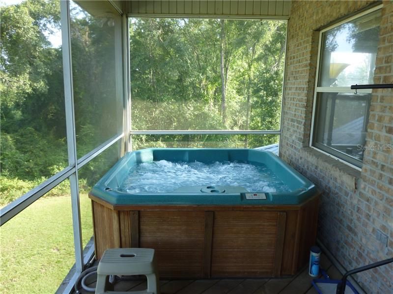 Stress relieving Hot Tub conveys with the Property
