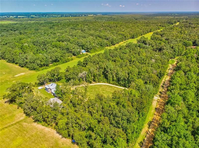 Your 10 Acre "Corner Lot" .. an intensely Private and incredibly Peaceful true one of a kind Property