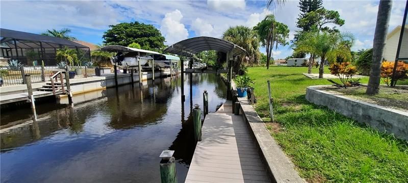 dock and boat lift with elec and water