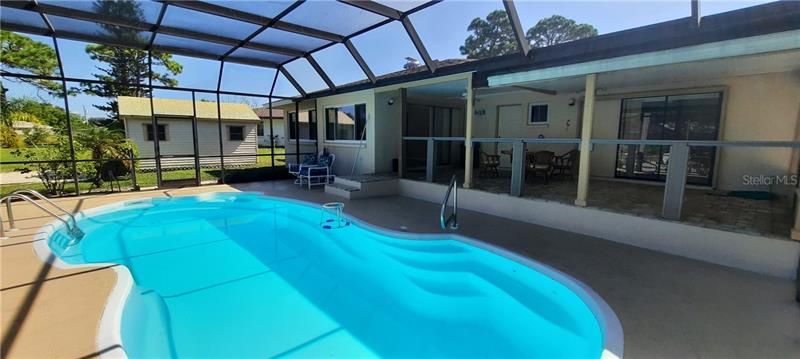 newly refinished fiberglass pool