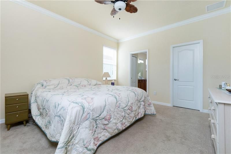 Large Master bathroom with walk in closet