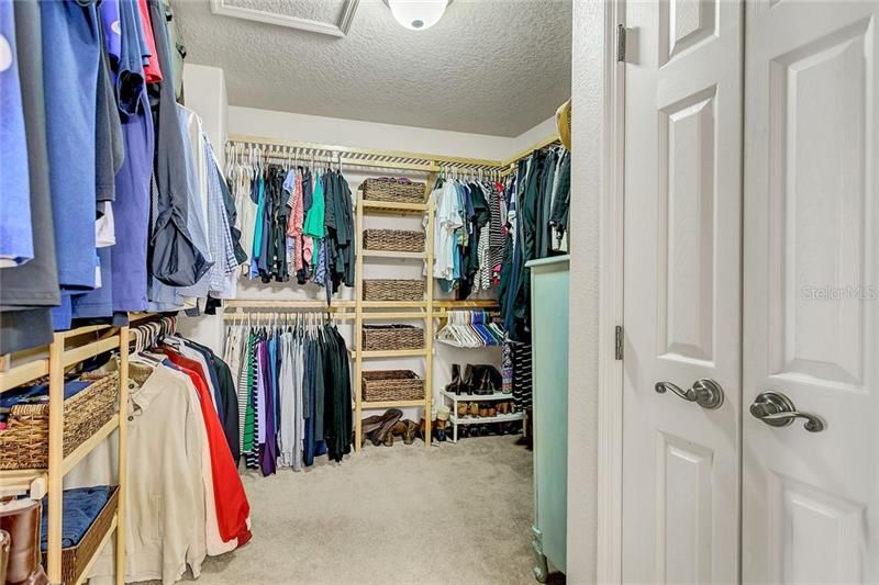 Beautifully Built Out Oversized Master Walk In Closet