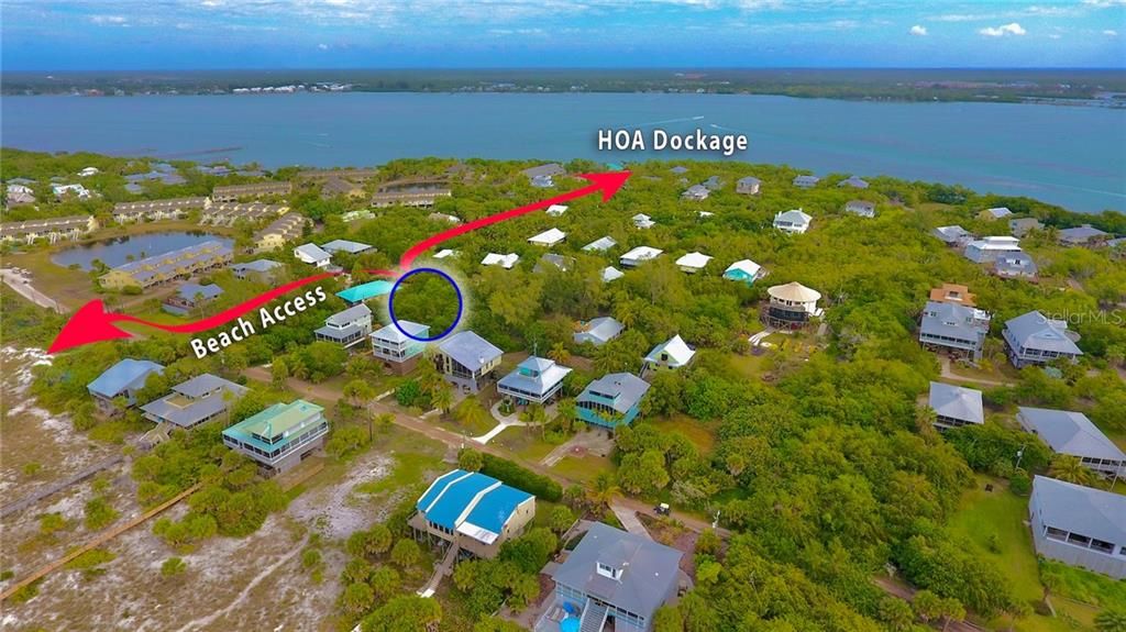 Easy access to your community docks and private beach with NO CROWDS!