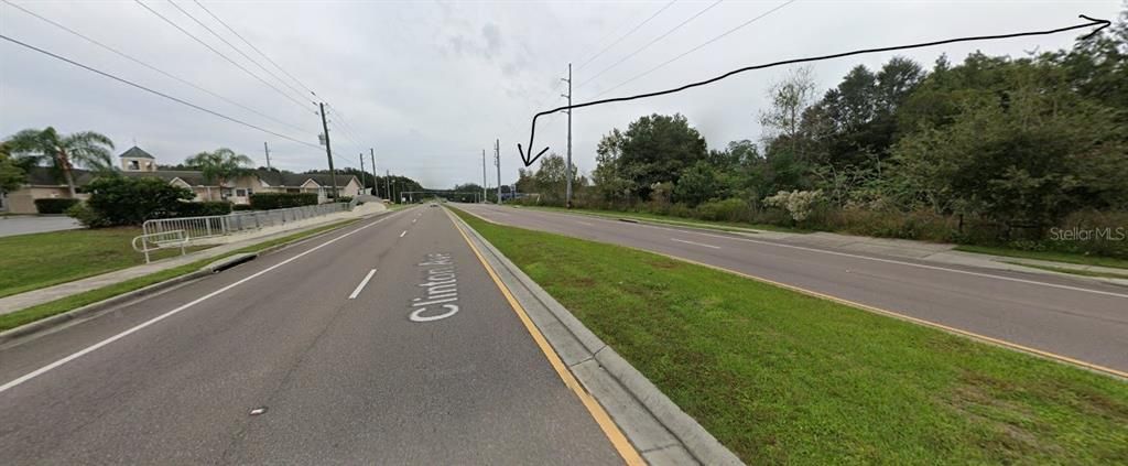 SHOWS PROPERTY FROM CLINTON AVE. HEADING TOWARD FORT KING RD.