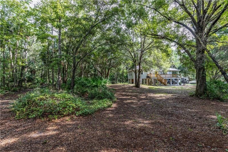 Great privacy and trail to walk down to the small creek on the back of the property!