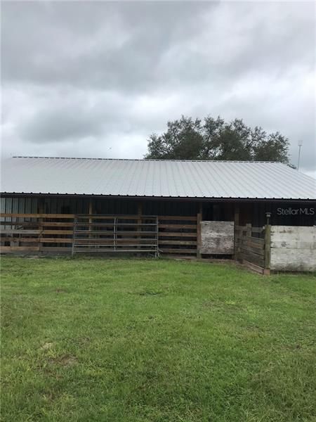 carport & horse stall