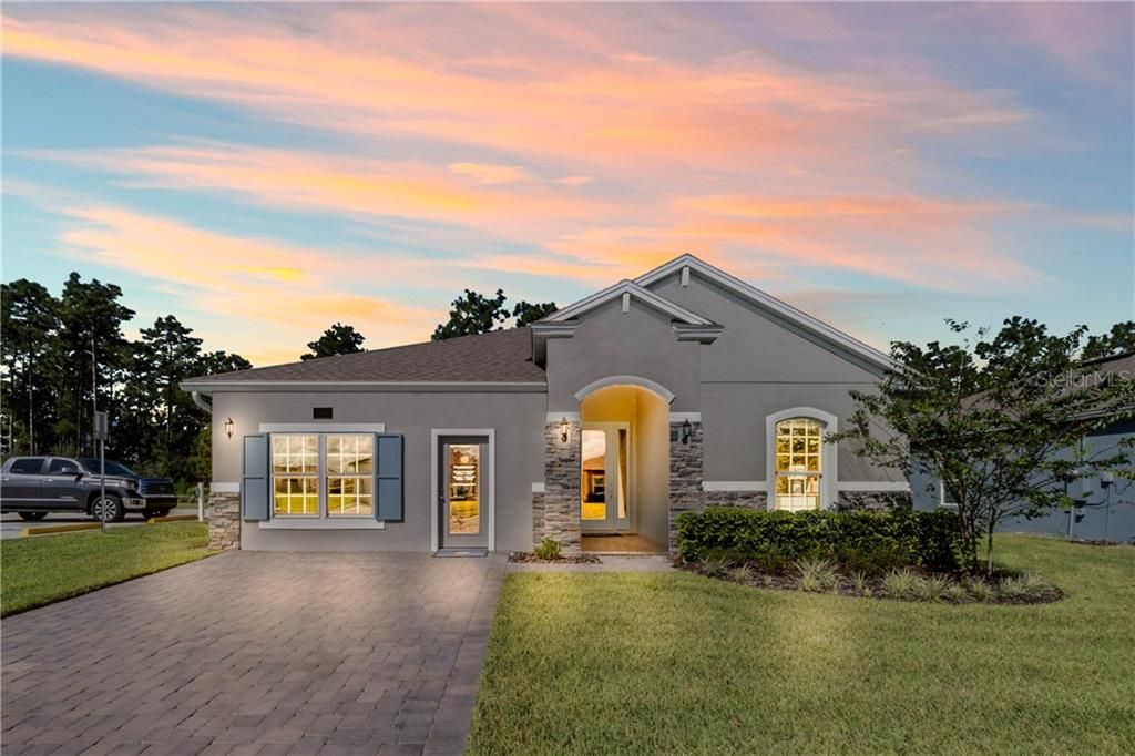 Photo is of the Mulberry Model Home