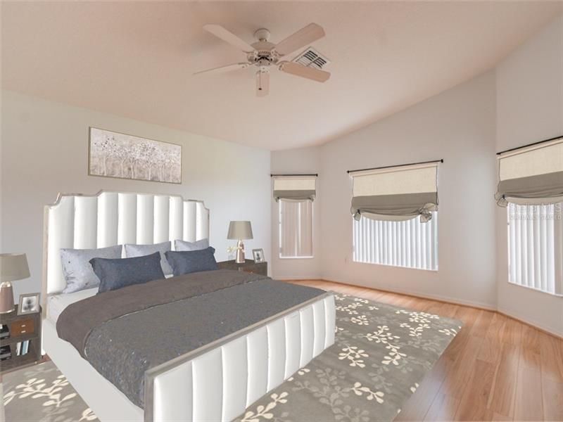 Master Bedroom - virtually staged