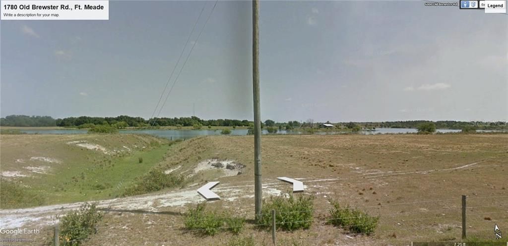 Google Earth Street View Before 2018 Along the West Property Line.