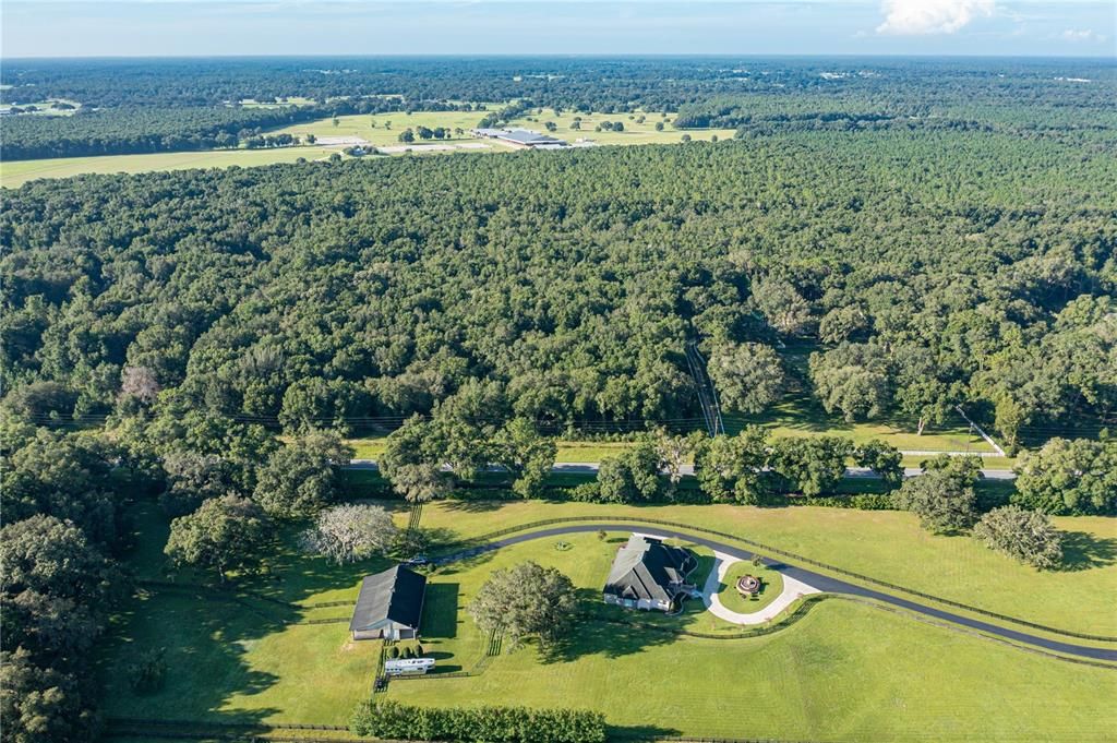 Aerial Showing the Florida Horse Park