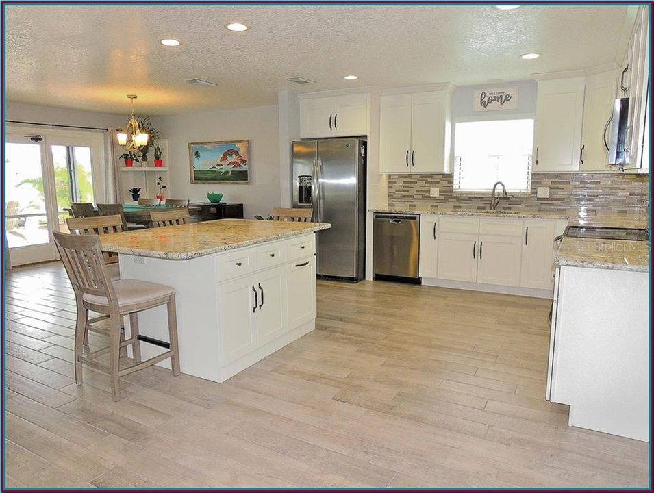 Large Open Remodeled Kitchen