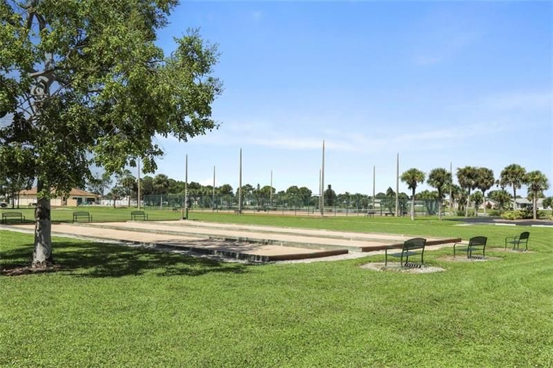 Bocce Ball courts