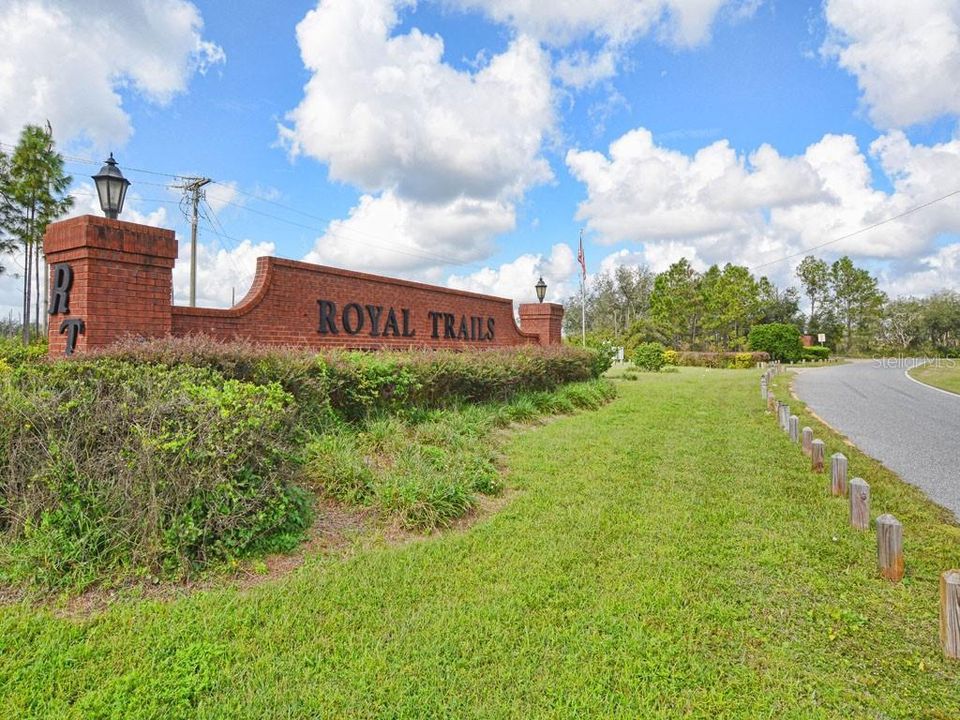 Entrance of Royal Trails!