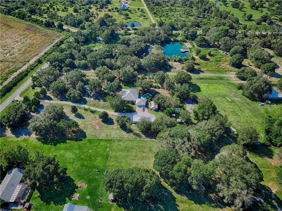 Aerial View of 5-Acre Property