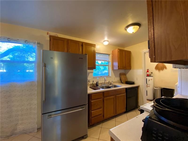 Laundry room off kitchen