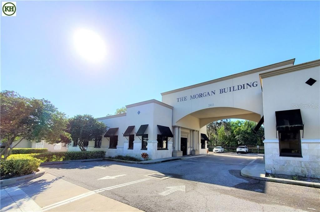Front view of The Morgan Building from Manatee Ave