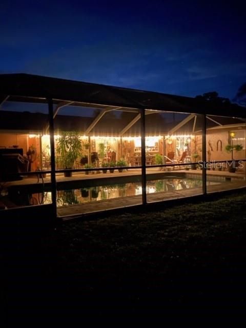 Lighted pool area, pool is 30 x 15, patio under roof is 44 x 15(all lit) You will want to spend a lot of time with friends and family in this area.  It is what Florida is all about!