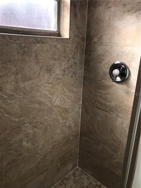 Master up-dated shower.