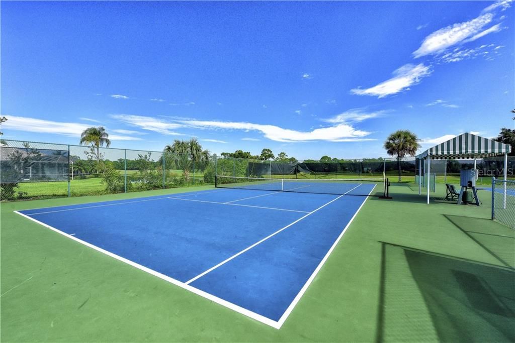 Enjoy tennis on the newly resurfaced courts