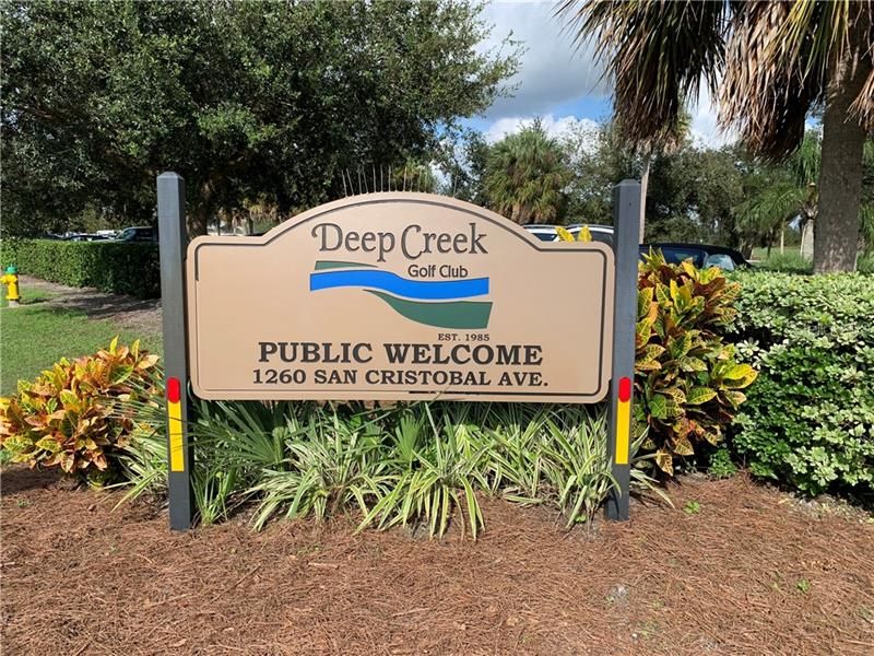 Deep Creek golf club is so close you could walk to it!