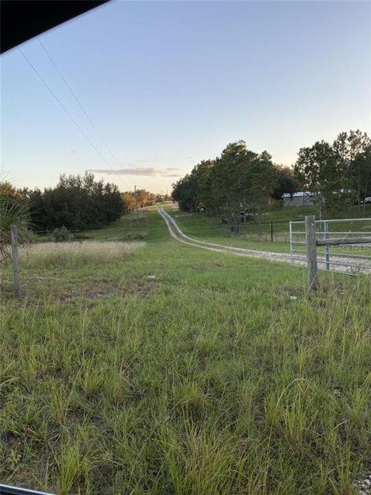 Parcels (left of road) make up approximately 800' along the road.  You can decide where you would want your ingress/egress area(s) to be.