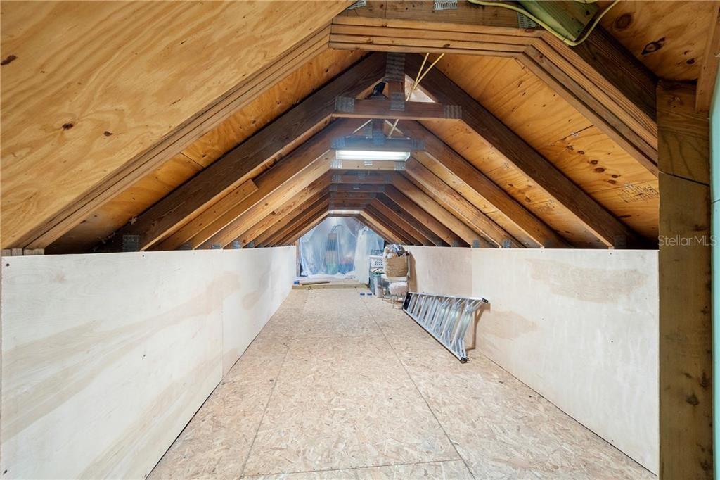 Large Walk In Attic Storage