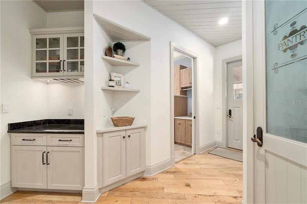 Dry Bar/Hallway to Laundry