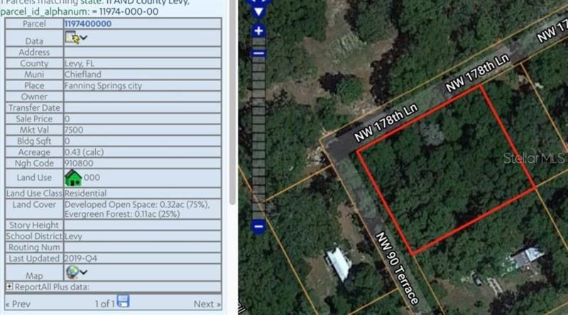 Recently Sold: $6,500 (0.43 acres)