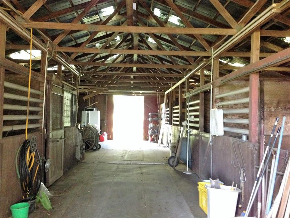 Barn is currently inaccessible. This is an inside pic from a couple years ago.