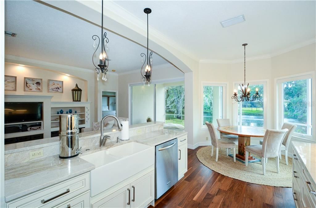 Kitchen looking onto Living Area