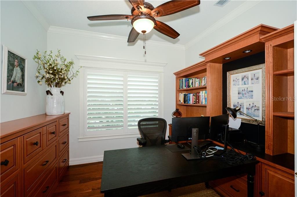 3 Bedroom converted to Office w/single murphy bed in left cabinet