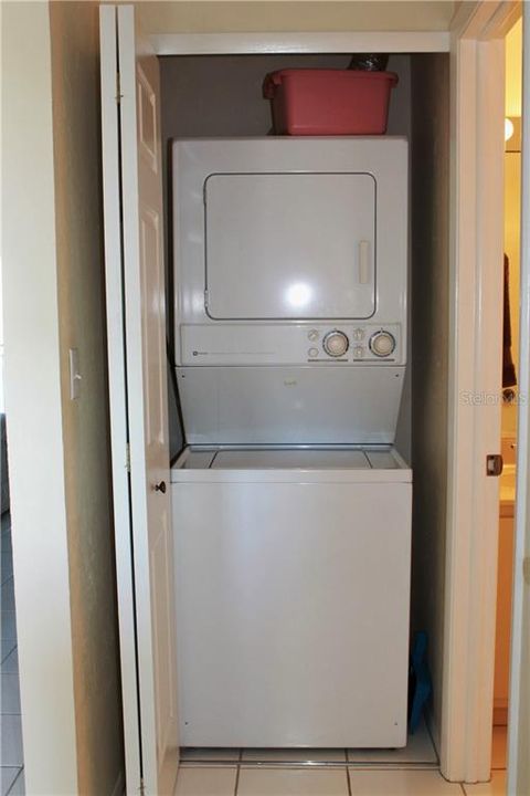 Washer Dryer combo in separate closet area