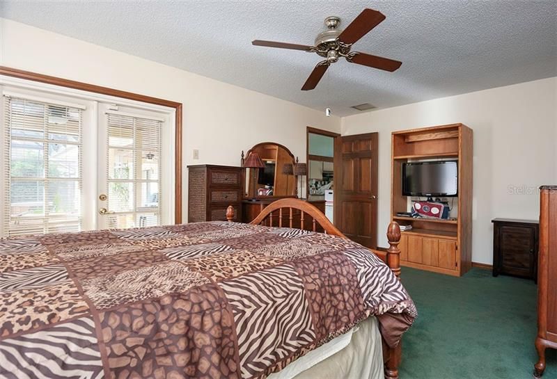 The master bedroom is huge with more than enough room for all your furniture!